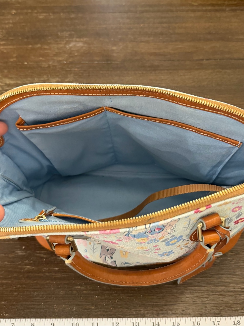 Dooney & Bourke Disney World Epcot Flower & Garden 2023 Snow White Satchel - Picture 6 of 9